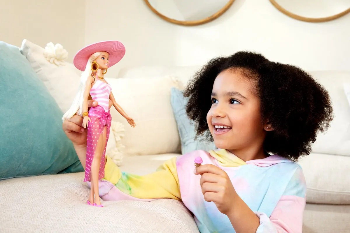 Barbie Malibu Badpak Zonnehoed - HPL73 - Multikleur