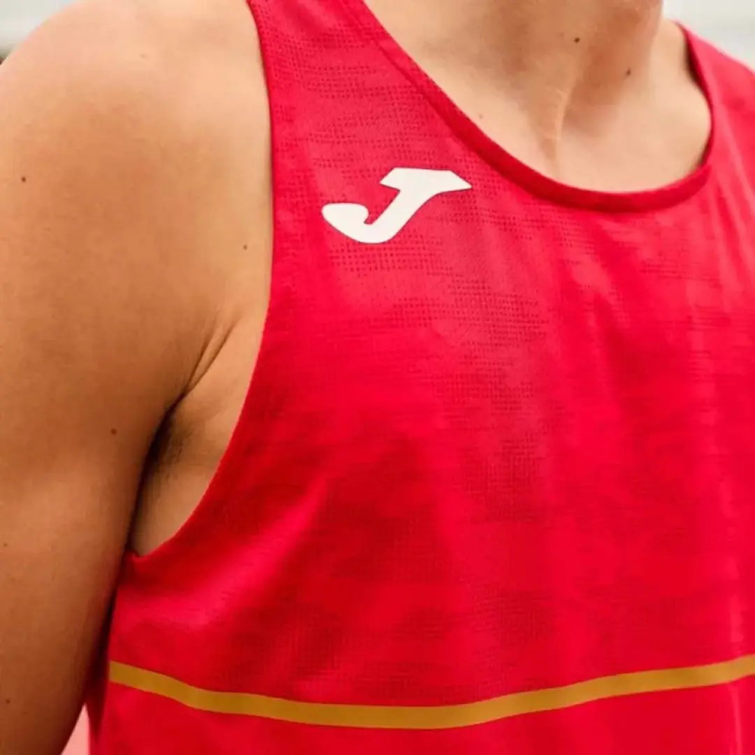 Joma Record III Mouwloos T-shirt - Rood S