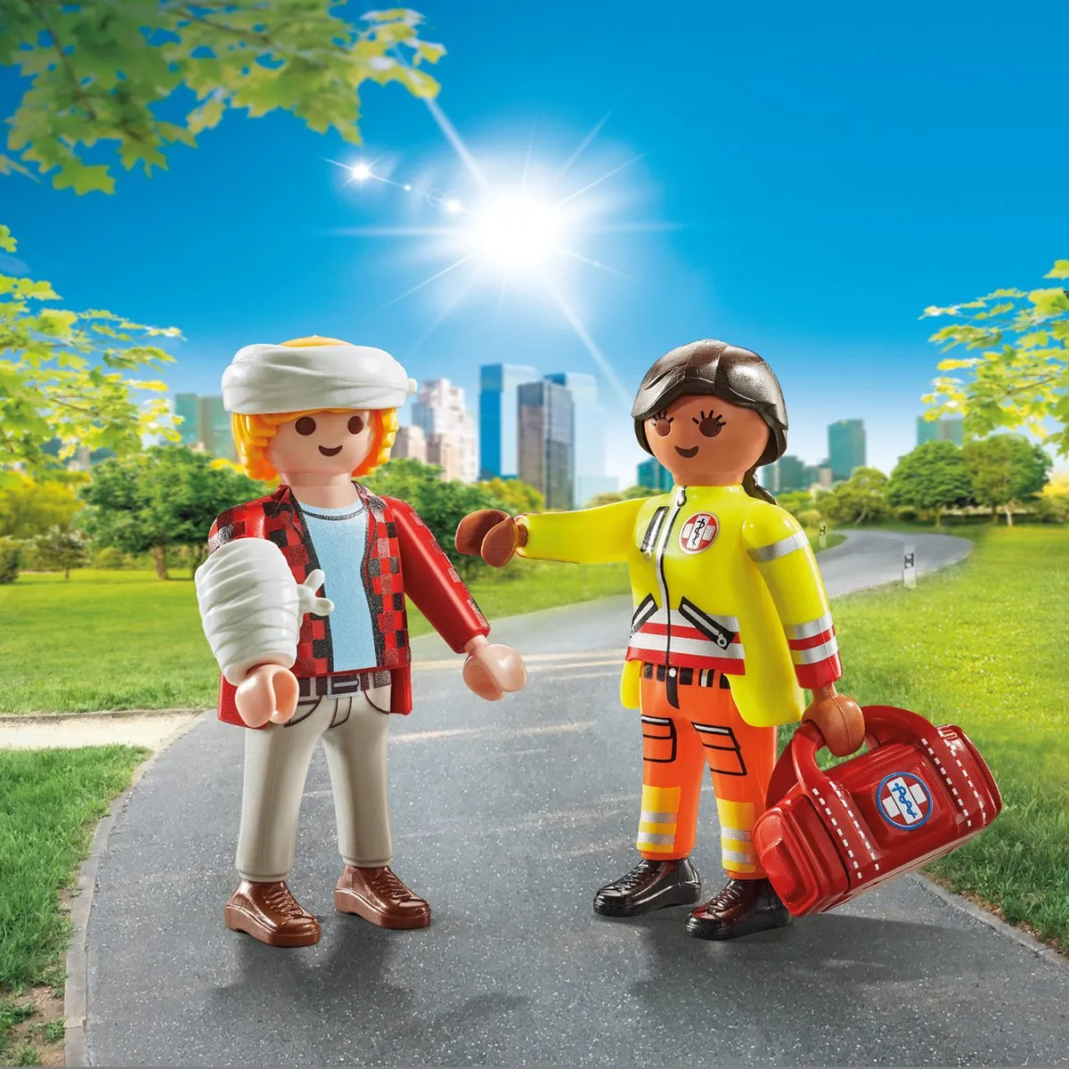 Playmobil Paramedicus DuoPack 71506 - Blauw