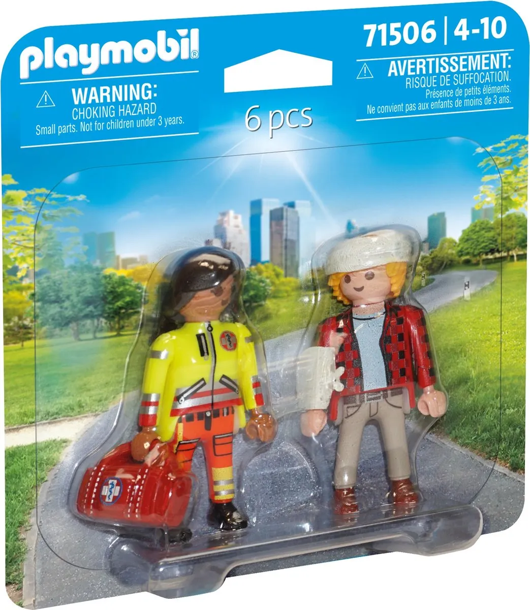 Playmobil Paramedicus DuoPack 71506 - Blauw