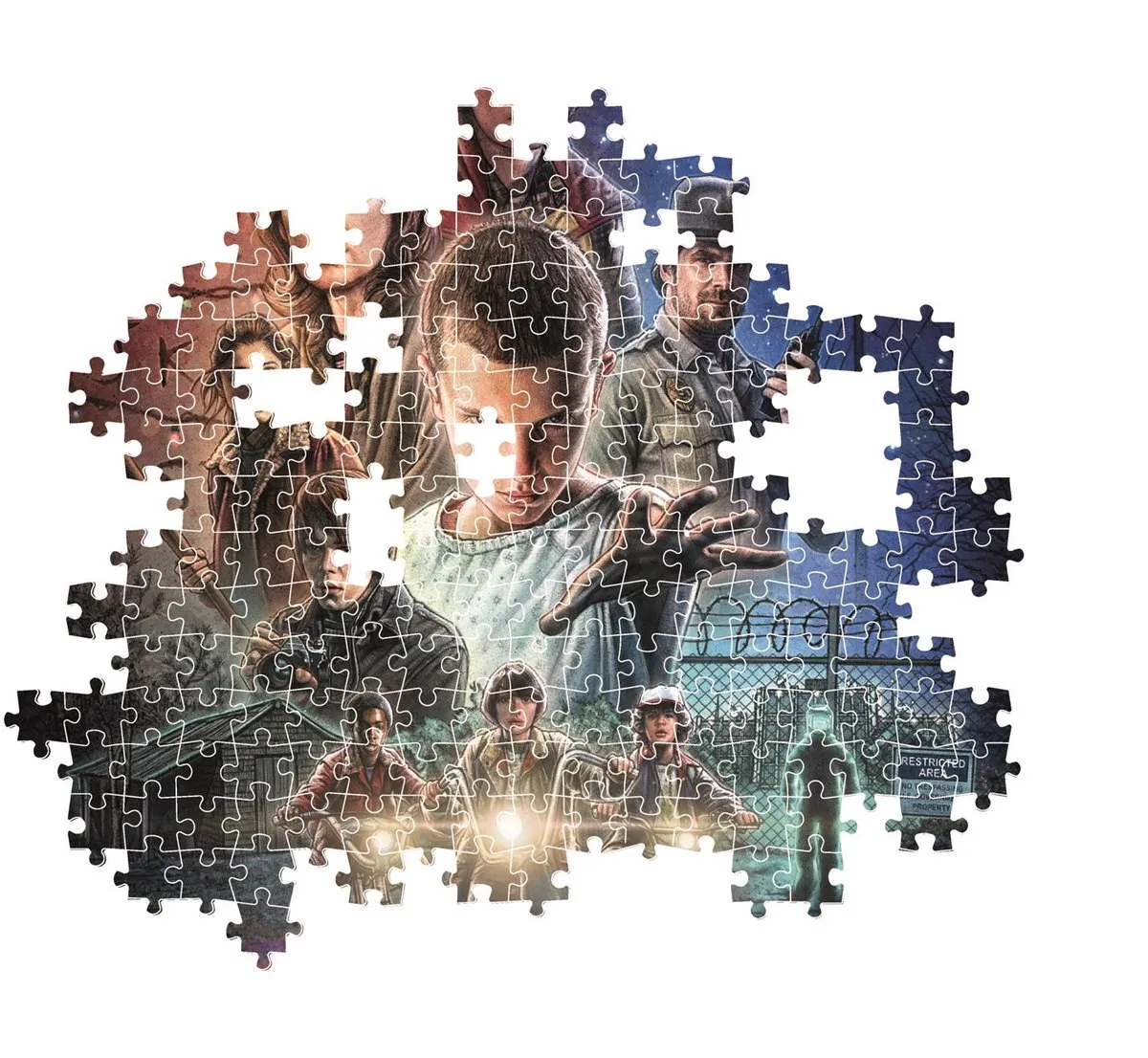 Clementoni Stranger Things Seizoen 1 Puzzel 1000 Stuks - Multikleur - afbeelding 4 van 6