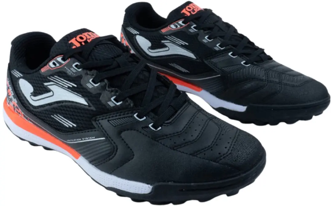Joma Liga 5 Turf Voetbalschoenen - Maat 39 - Zwart - afbeelding 2 van 4