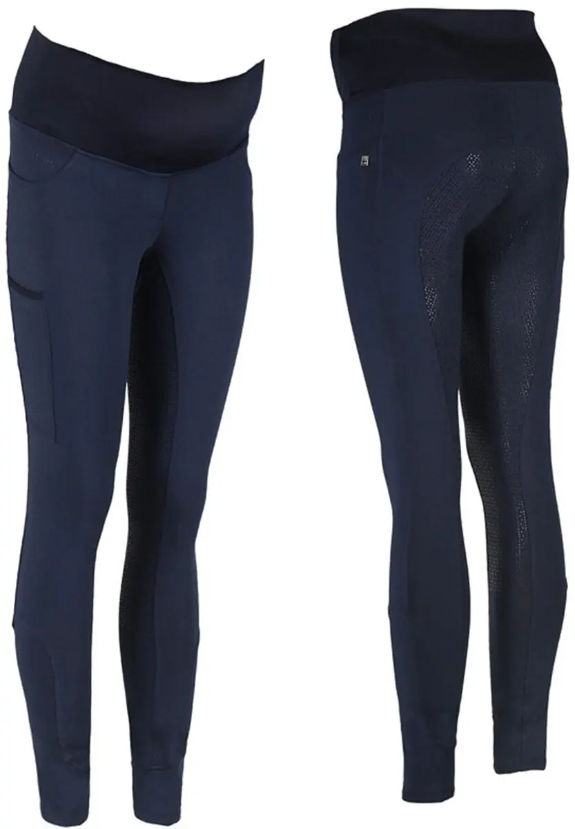 QHP ZWANGERSCHAPSLEGGING FULL GRIP Donkerblauw