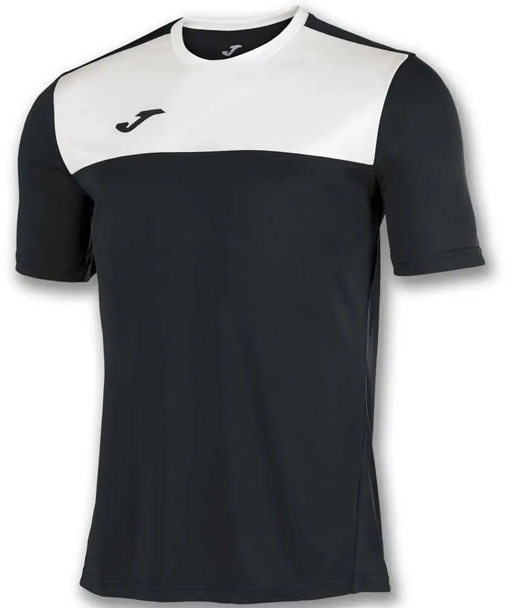 Joma Winner Shirt Korte Mouw Heren - S - Zwart/Wit - afbeelding 2 van 2