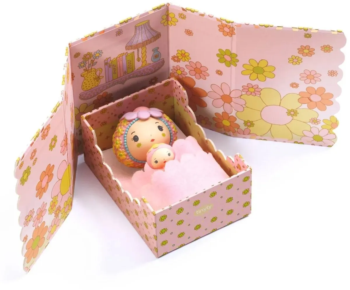 Djeco Tinyly Rose Tinyroom Miniatuur Slaapkamer