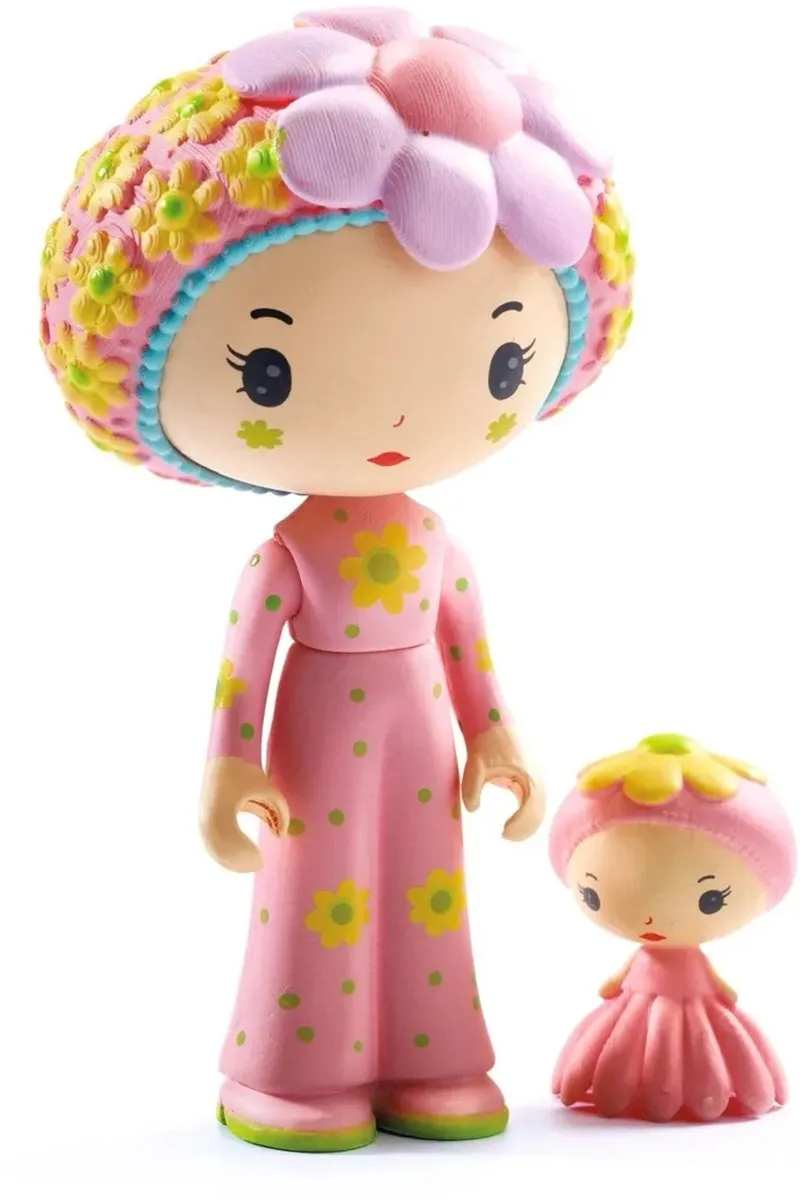 Djeco Tinyly Rose Tinyroom Miniatuur Slaapkamer - Meerkleurig