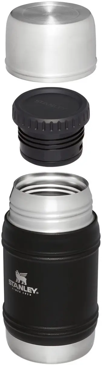 Stanley Artisan Thermal Food Jar 0,5L - Matte Black Pebble - afbeelding 6 van 6