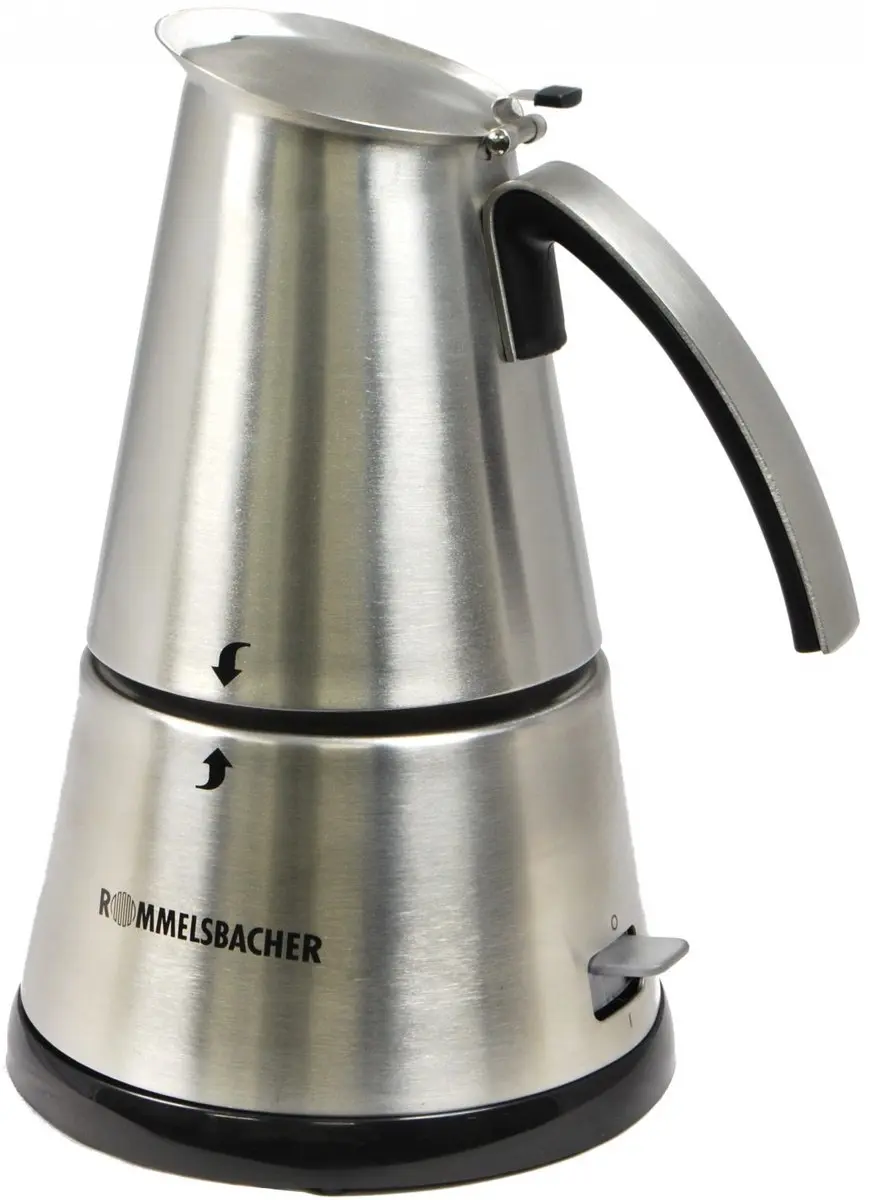 Rommelsbacher EKO 366/E Espressomachine - 6 Kopjes - Roestvrij staal - afbeelding 2 van 3