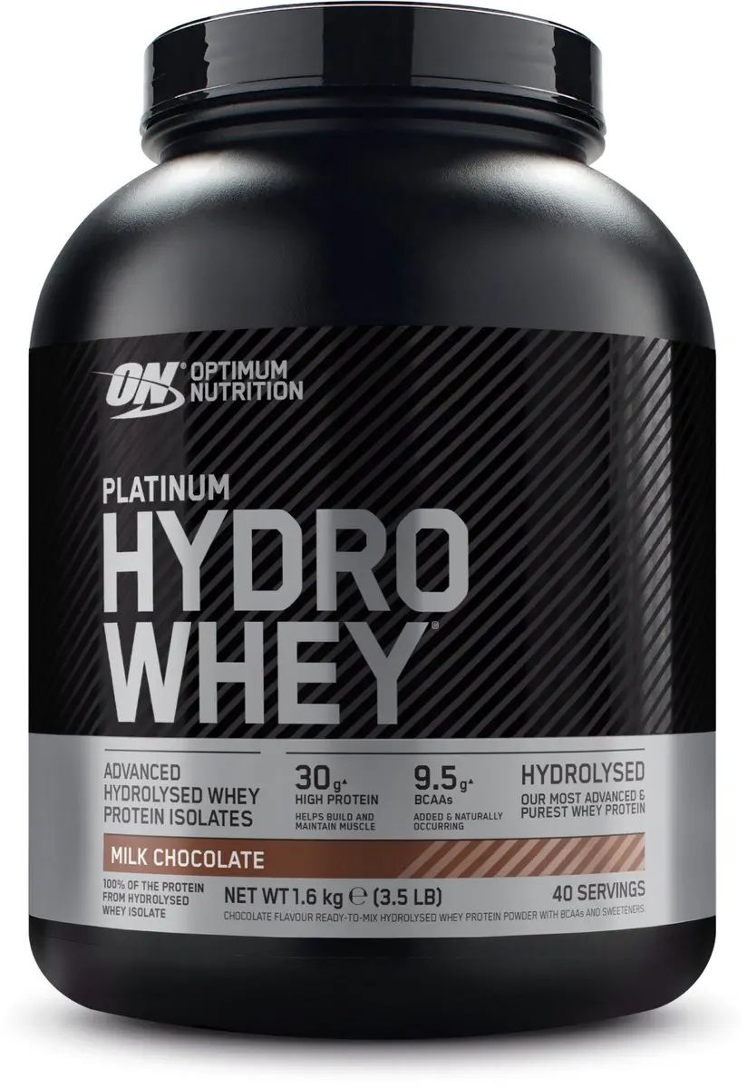 Optimum Nutrition Platinum Hydrowhey Milk Chocolate Eiwitpoeder 1600g