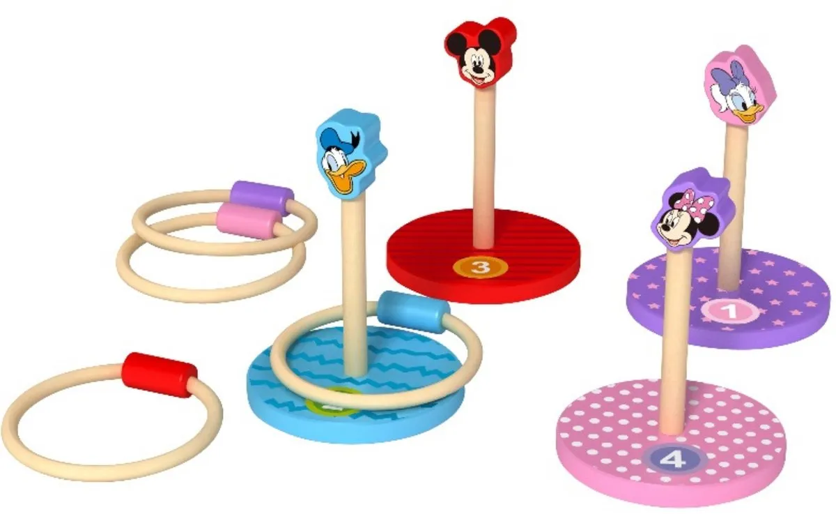 Disney Ringwerpen Mickey Mouse Junior 14,5cm Hout