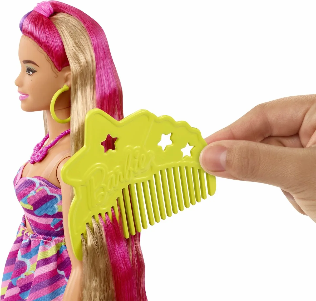 Barbie Totally Hair Pop HCM89 - Paars/roze
