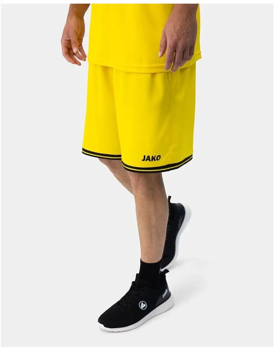 Jako Center 2.0 Basketbalshort Heren M - Geel/Zwart