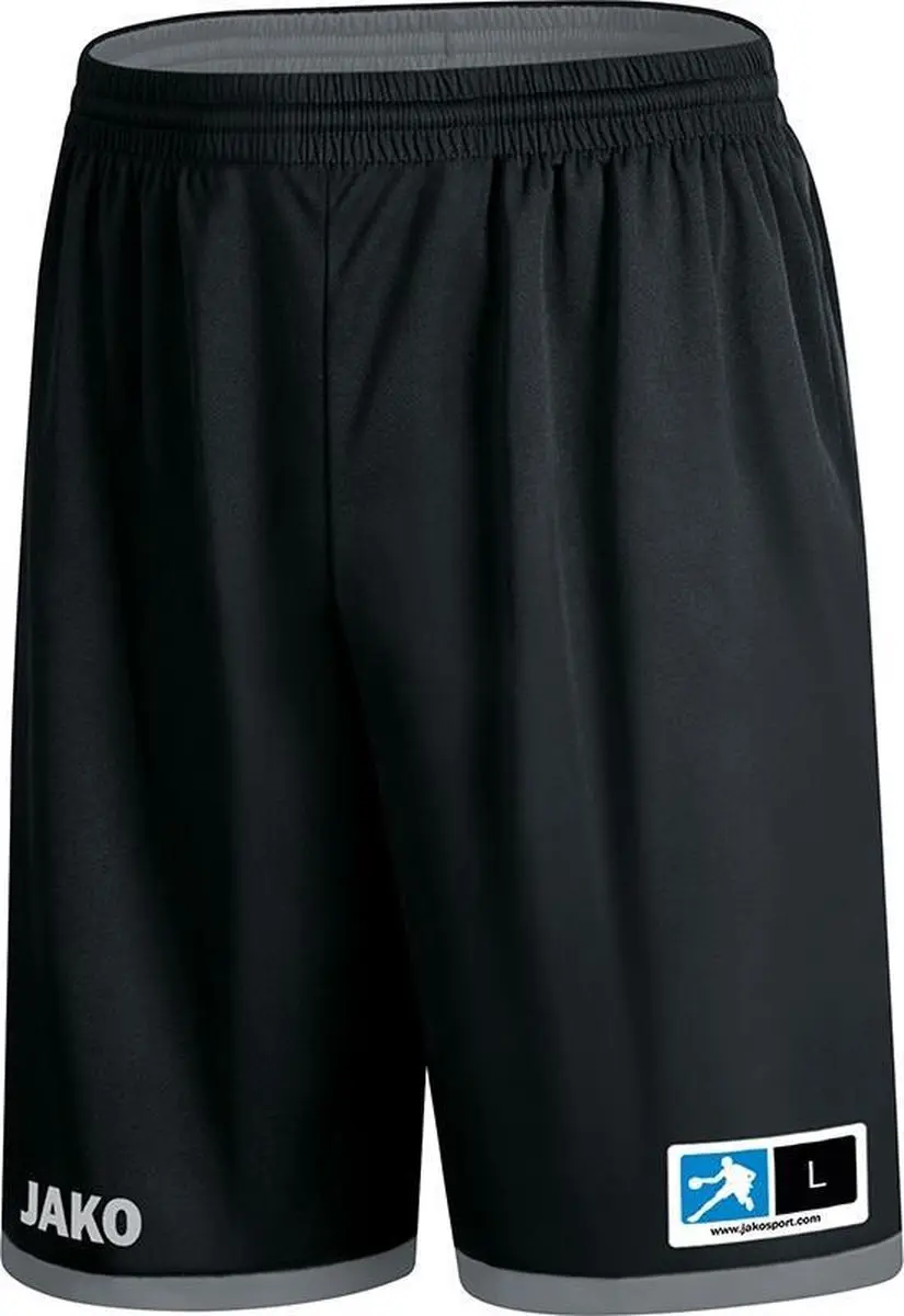 JAKO Change 2.0 Reversible Short Heren - Steengrijs/Zwart L