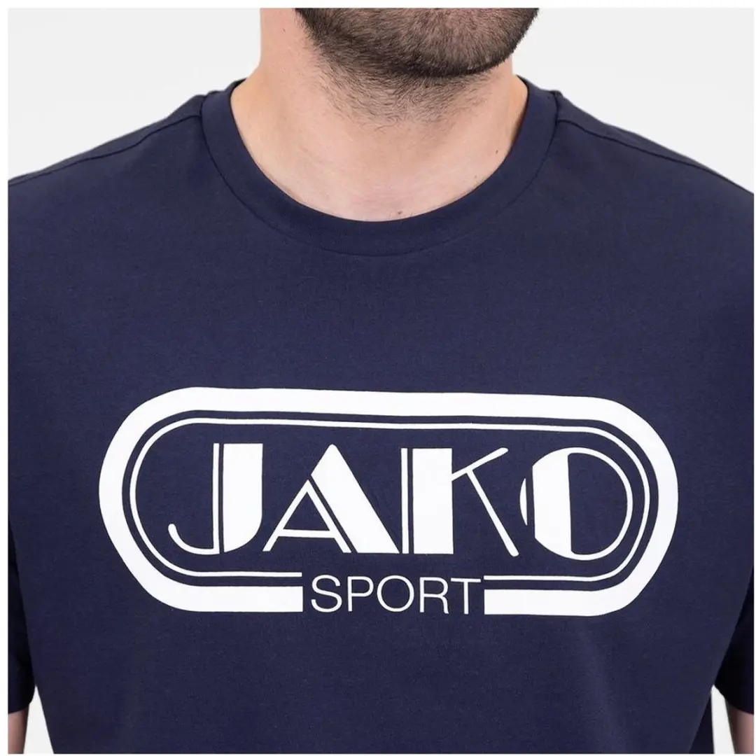 JAKO Retro T-Shirt Heren - Marine - Maat S