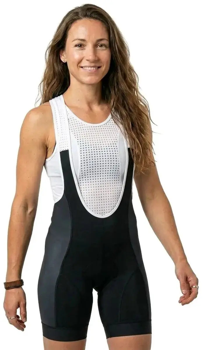 XLC Race Fietsbroek Kort Dames - S - Zwart/Blauw