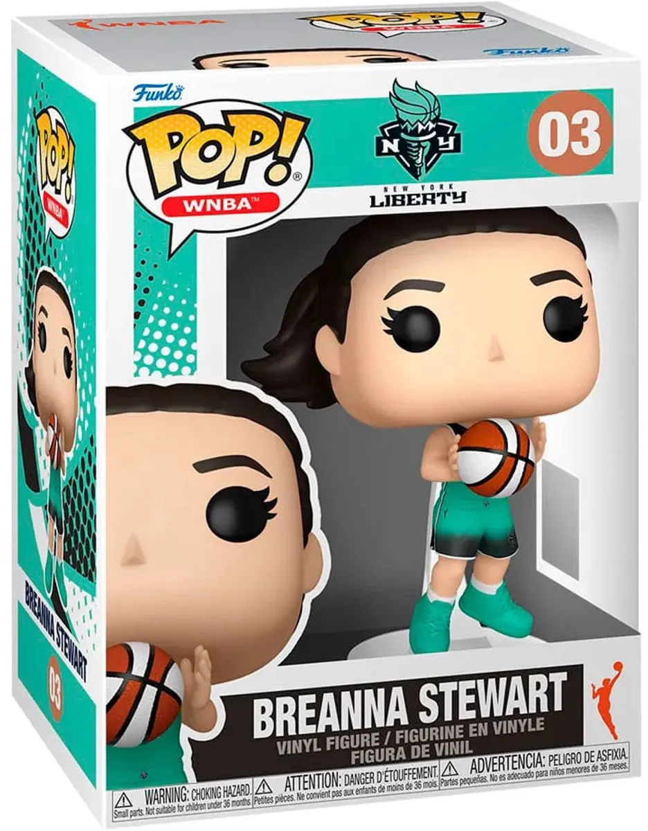 Funko Pop! WNBA New York Liberty Breanna Stewart #03 - Multicolor