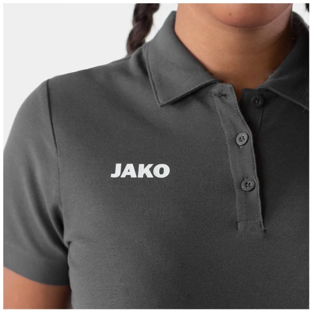 Jako Base Polo Dames 38 - Antraciet