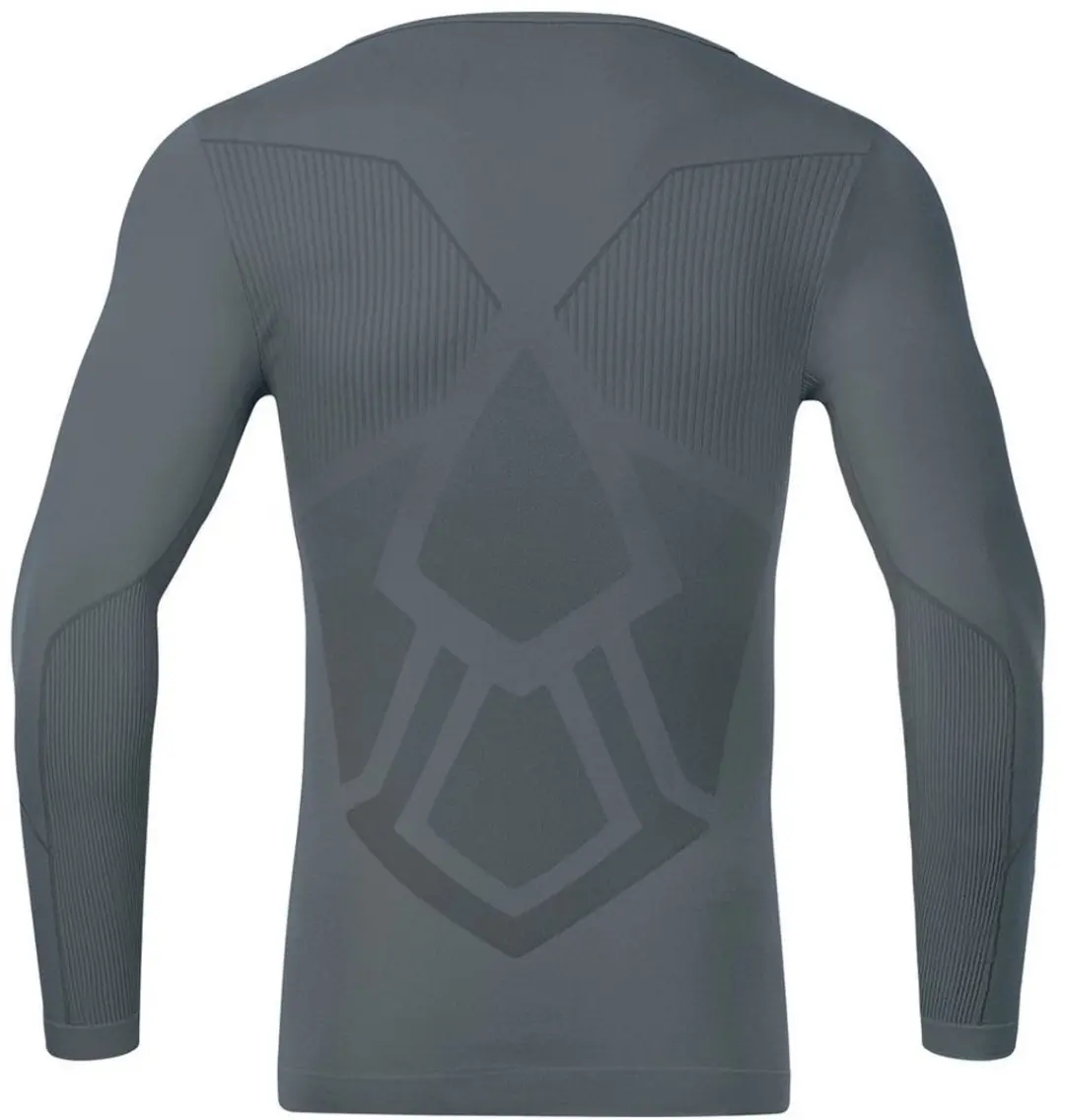 Jako Comfort 2.0 Longsleeve Kinderen 146 - Steengrijs