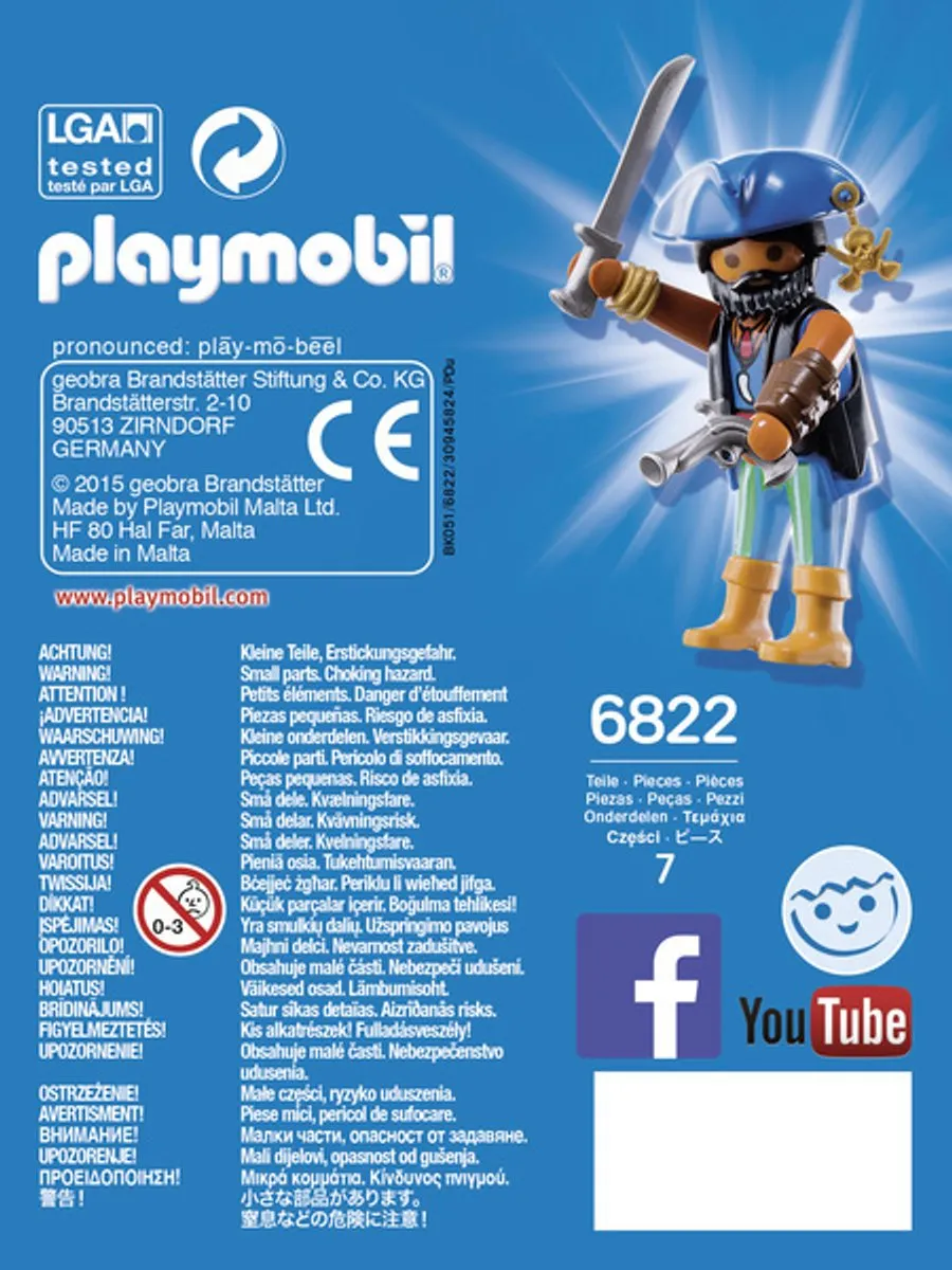 Playmobil Exotische Piraat 6822 - Multicolor - afbeelding 4 van 4
