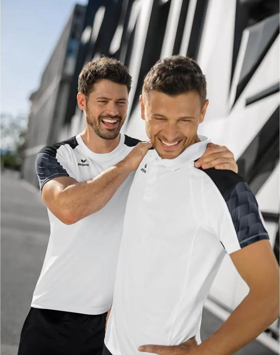 Erima Evo Star T-Shirt - 164 - Wit/Zwart