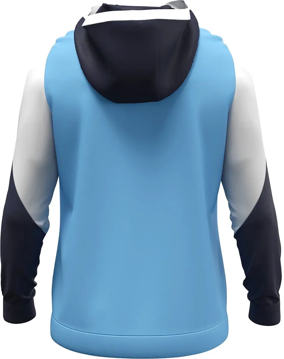 Jako Dynamic Hooded Half Zip Heren - L - Hemelsblauw/Wit/Marine