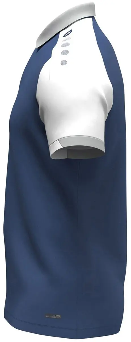 Jako Dynamic Polo Senior XXL - Blauw/Wit