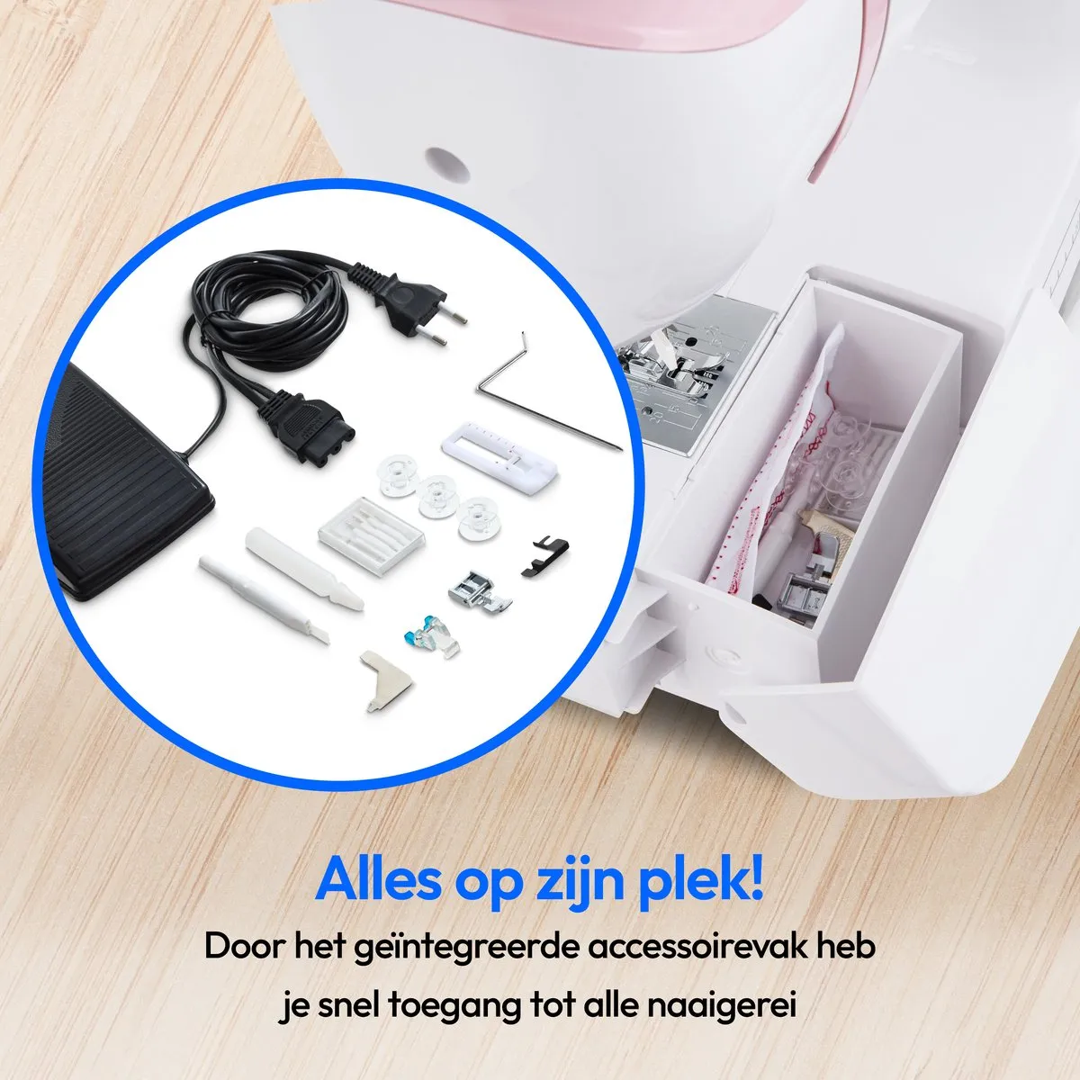 Medion SM70 Naaimachine MD11179 - 12 Steken - Roze