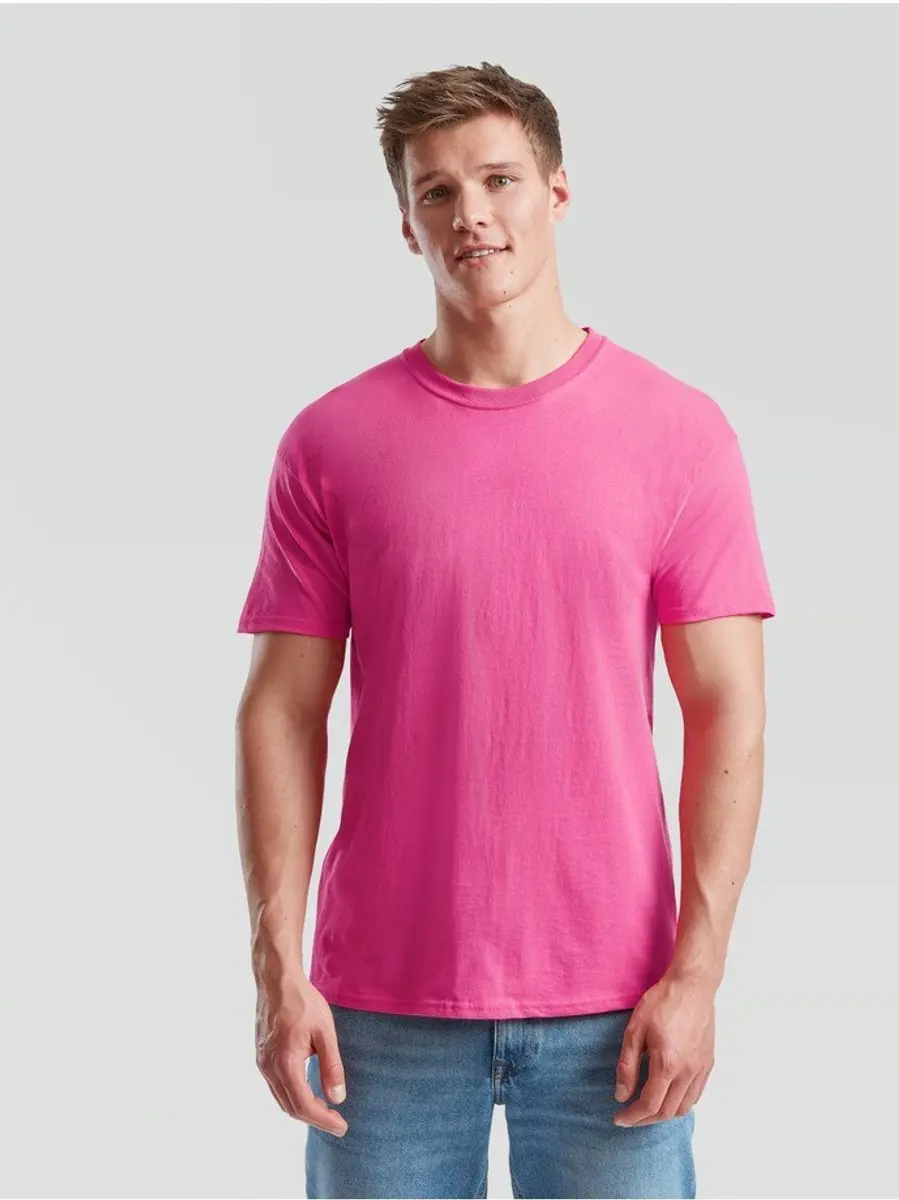 Fruit of the Loom Original T-shirt - Fuchsia S
