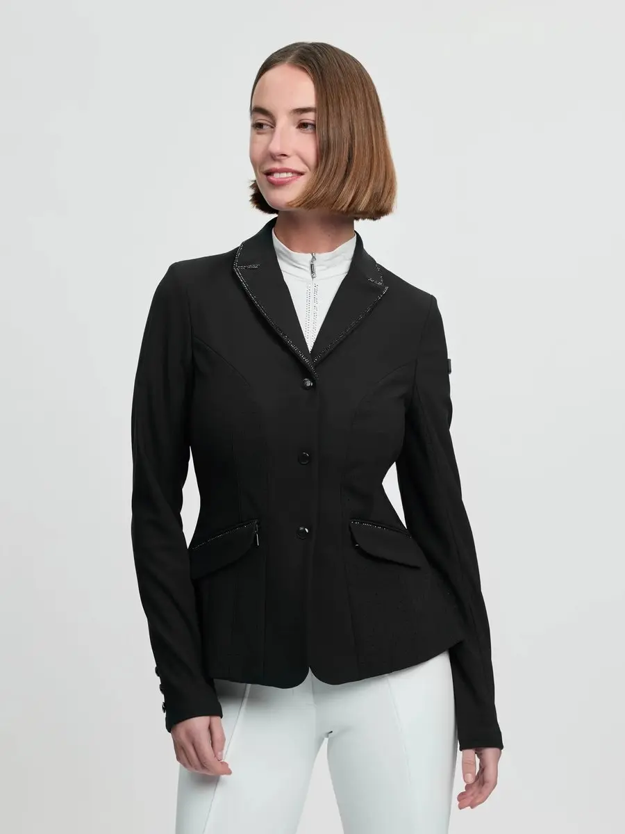 LeMieux Brilliance Diana Wedstrijdjas met Strass Dames S Zwart