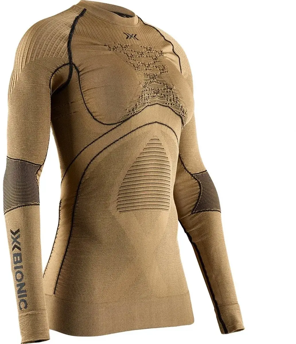 X-Bionic Radiactor 4.0 Lange Mouwen Basislaag - XS - Goud/Zwart