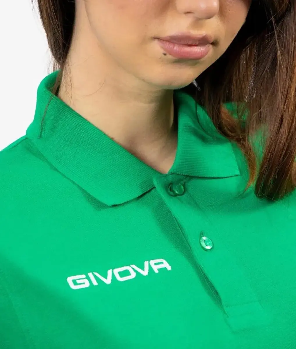 Givova Polo Cotone Piquet Zomergroen - M - afbeelding 5 van 6