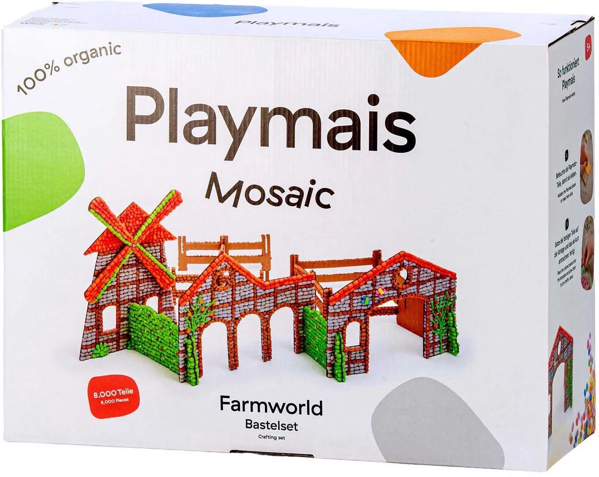 PlayMais Boerderijset - 8000 Stukjes - Multikleur