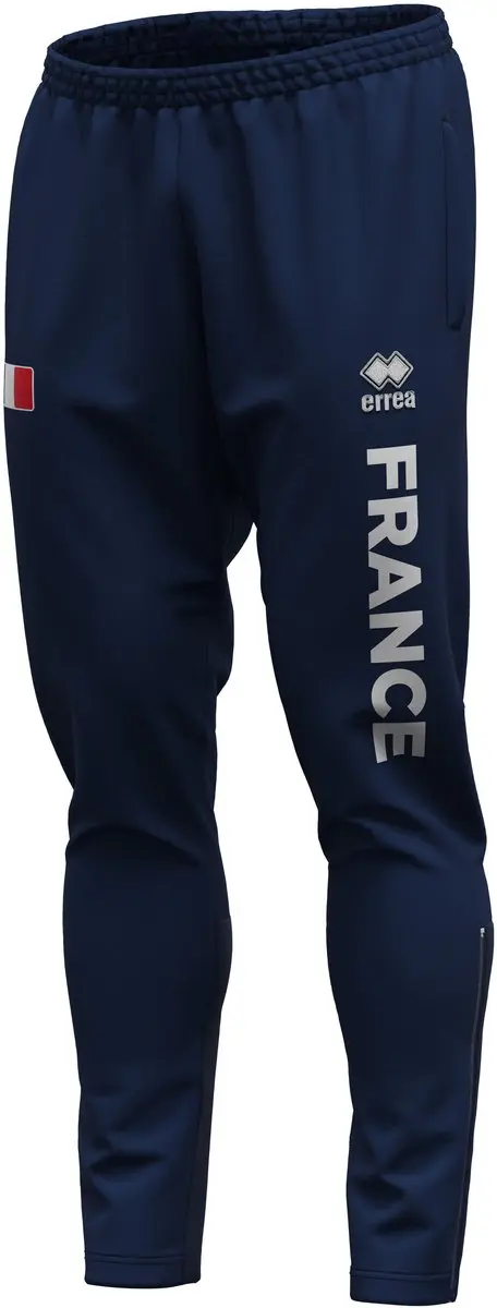 Errea France Flann Trainingsbroek EP1H6Z - S - Donkerblauw - afbeelding 3 van 3