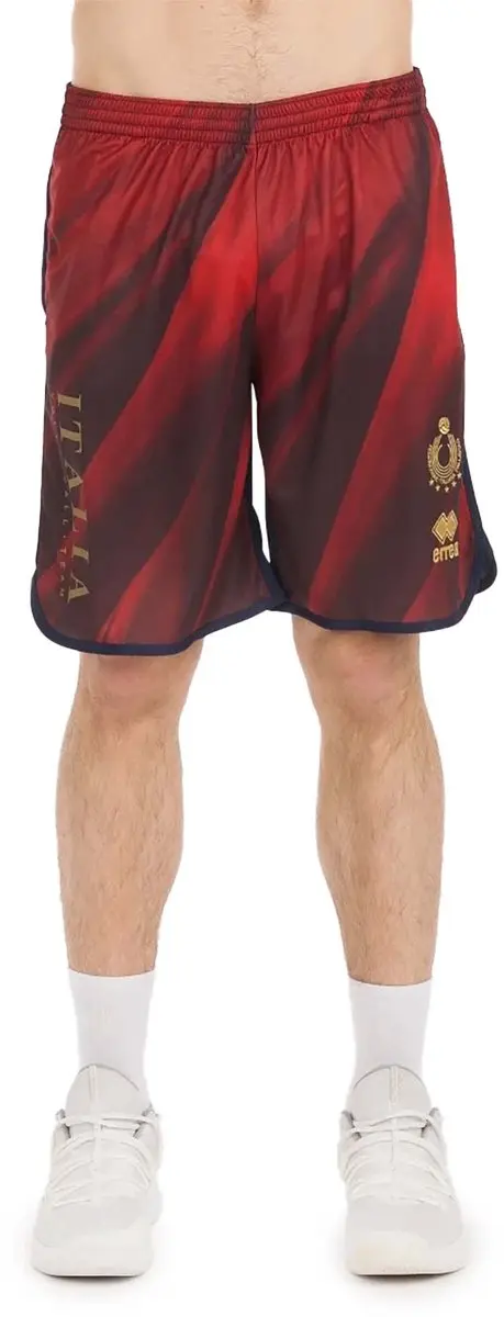 Errea Korte Broek Naz. Italia Volley Bermuda T. Libero Man Ad