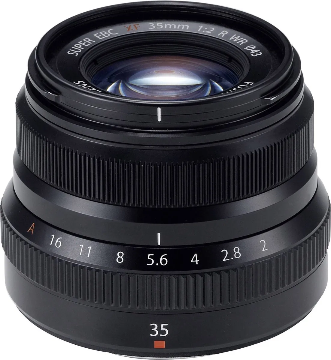 Fujifilm Fujinon XF 35mm F2 R WR Lens - Zwart
