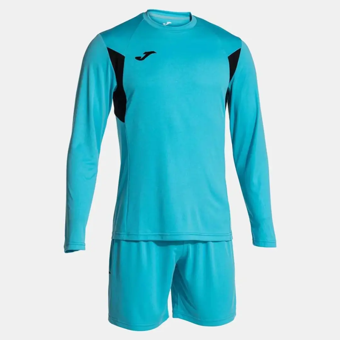 Joma Winner Set Lange Mouwen Heren - Shirt + Korte Broek - XL - Blauw/Turquoise