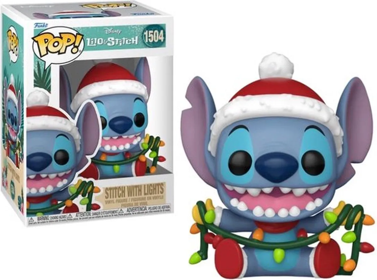 Funko Lilo & Stitch Stitch with Lights Holiday Pop! - Multicolor