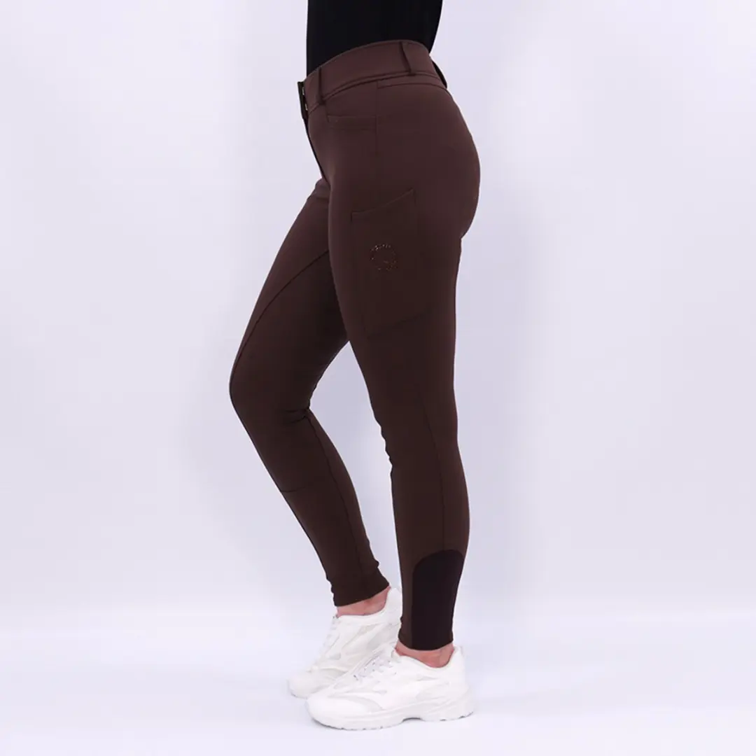 QUUR Qmabel Full Grip Paardrijbroek 34 - Bruin