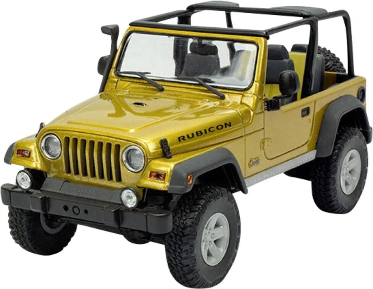 Revell 14501 Jeep Wrangler Rubicon Modelbouwpakket - 1:25 - 90 Onderdelen - Multi