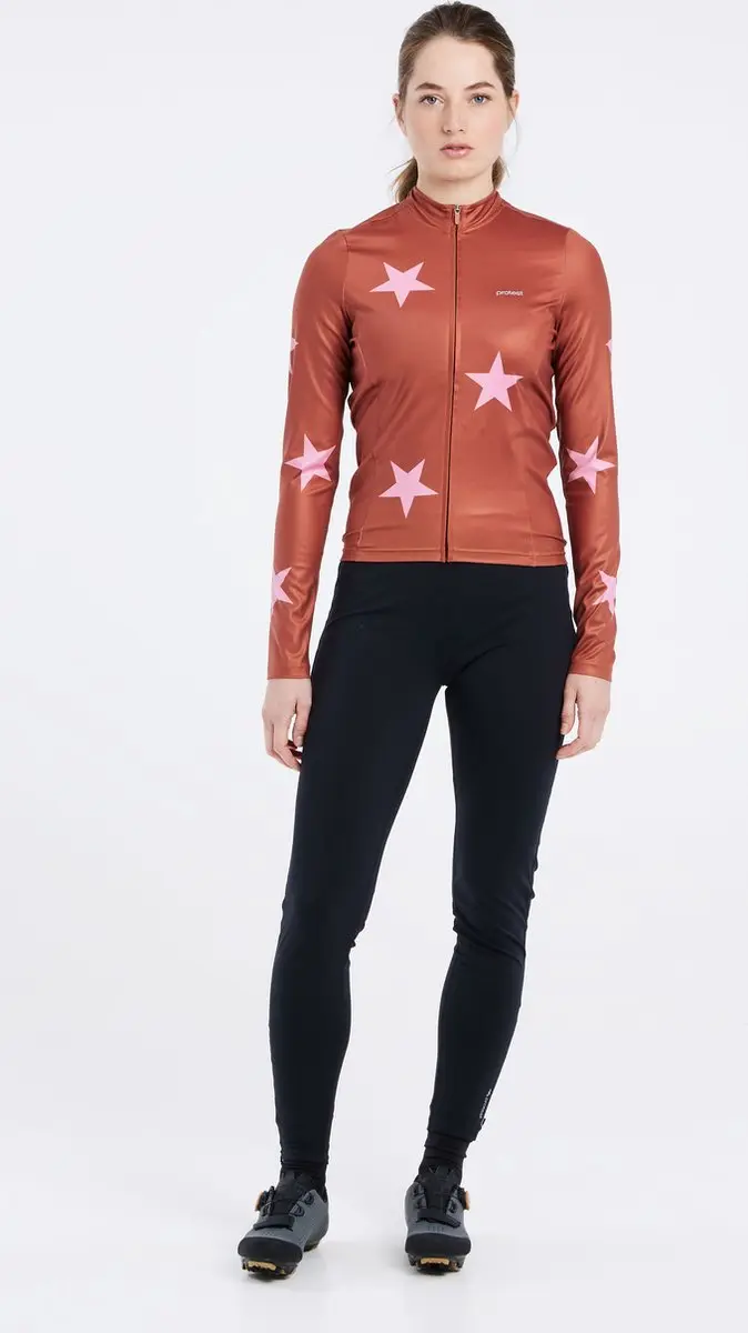 Protest Prtarly Fietsjas Dames M - Uluru Rust - Reflecterend