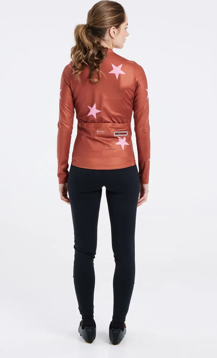 Protest Prtarly Fietsjas Dames M - Uluru Rust - Reflecterend