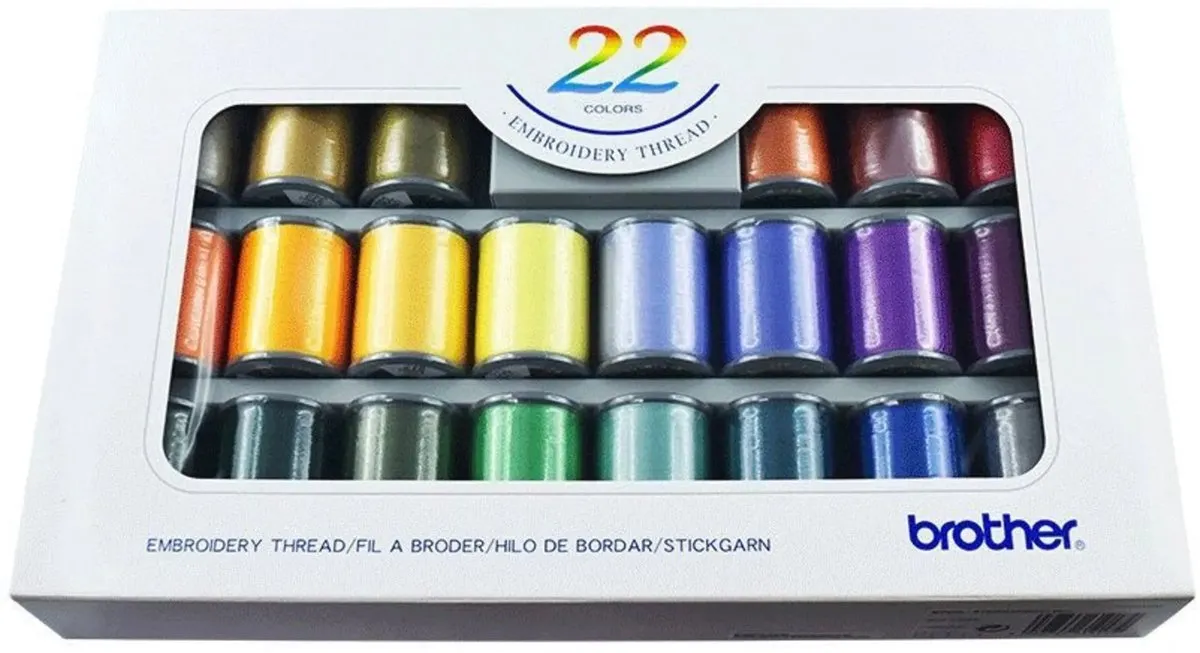 Brother Borduurgarenset - 22 Stuks Polyester