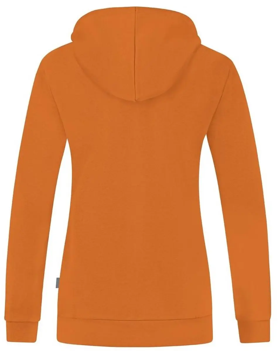 JAKO Organic Jas Met Kap Dames 34 - Oranje