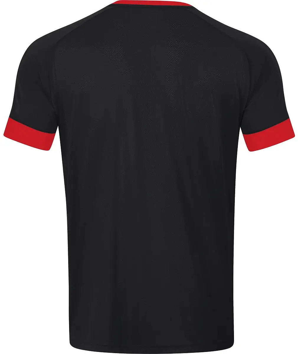 Jako Celtic Melange Shirt Korte Mouw Kinderen 128 - Sportrood/Zwart