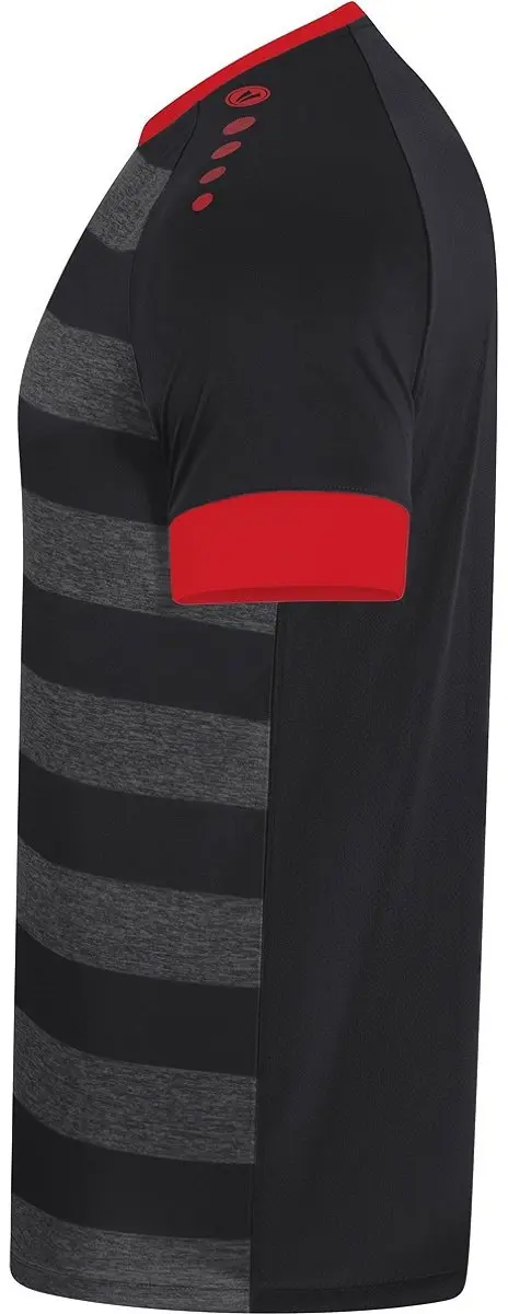 JAKO Celtic Melange Shirt Korte Mouw Kinderen 152 - Sportrood/Zwart
