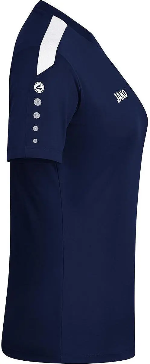 JAKO Power Shirt Dames Korte Mouw - Maat 44 Marine