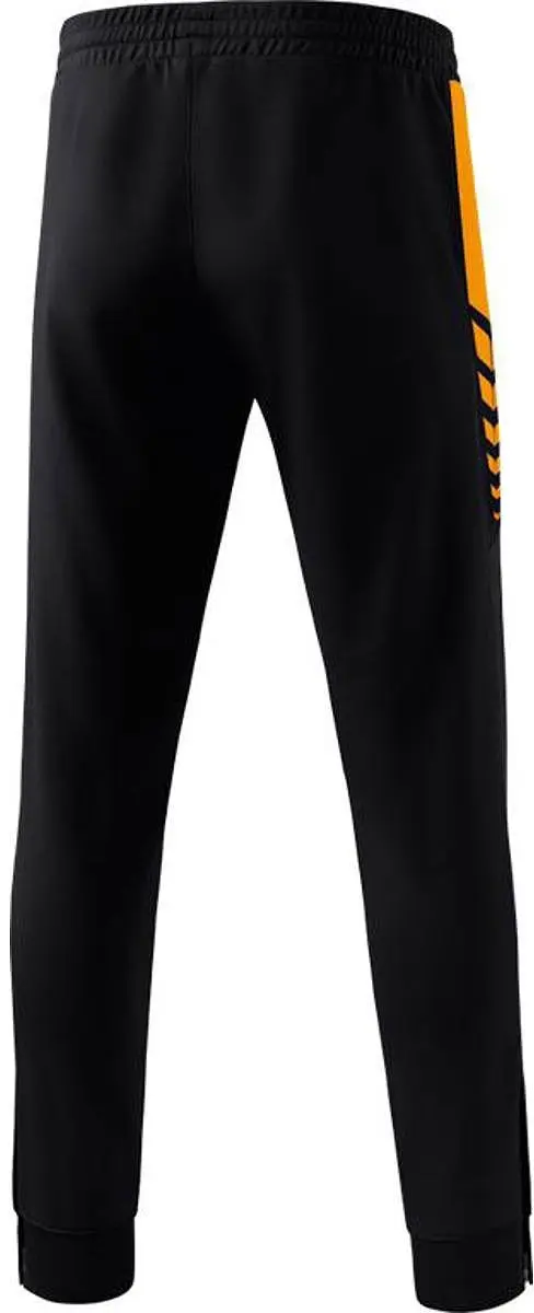 Erima Six Wings Worker Heren Trainingsbroek - S - New Orange/Zwart