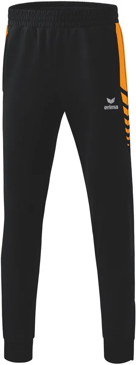 Erima Six Wings Worker Heren Trainingsbroek - S - New Orange/Zwart