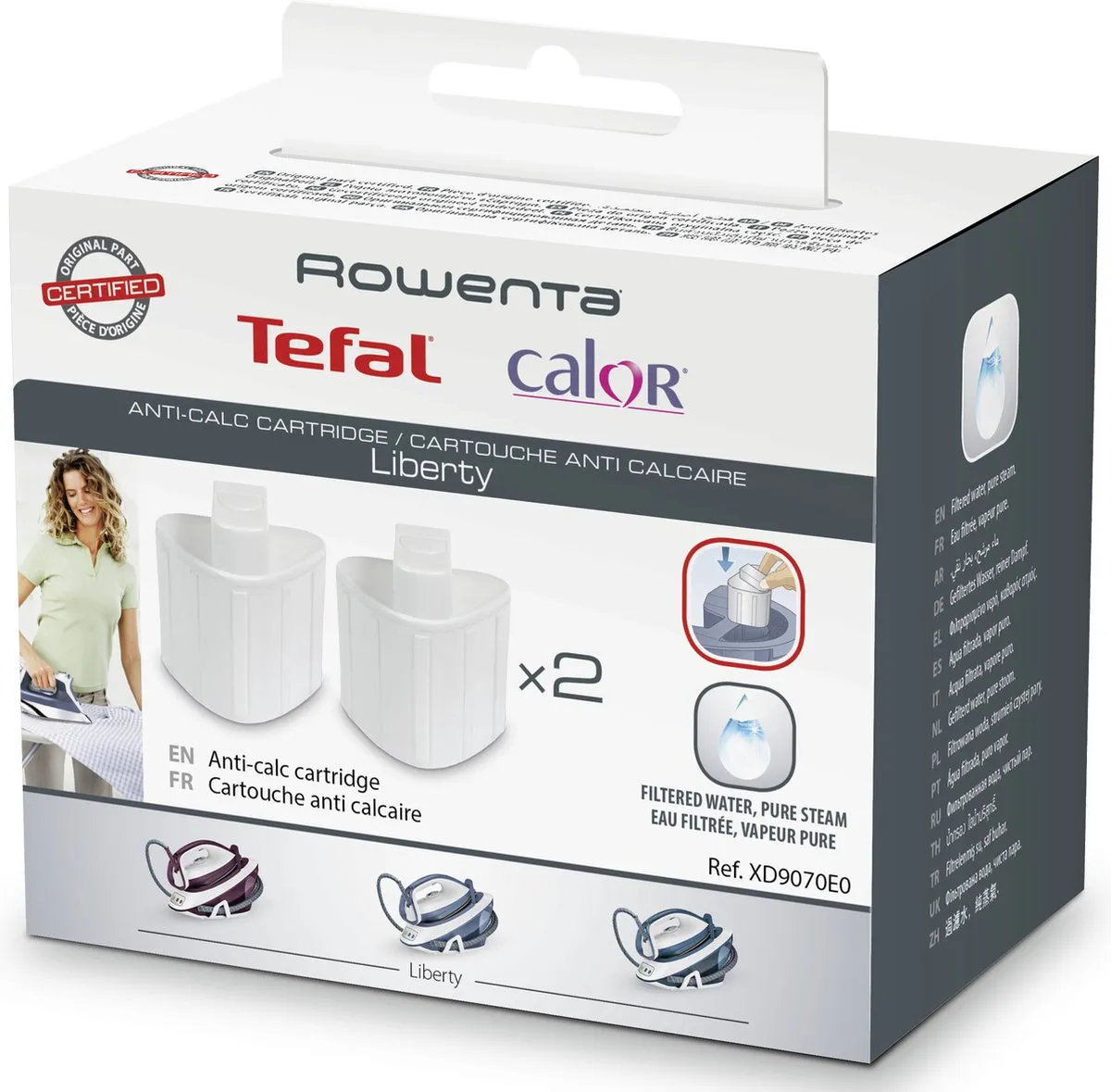 Tefal Antikalkpatronen XD9070E0 - 2 Stuks - Wit - afbeelding 6 van 6