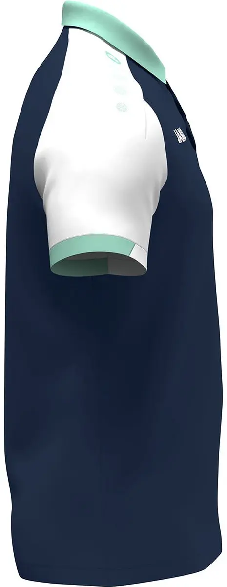 Jako Dynamic Polo Kinderen 164 - Marine/Wit/Munt